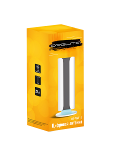 Антенна комнатная для цифрового ТВ с усилителем Орбита OT-ANT12